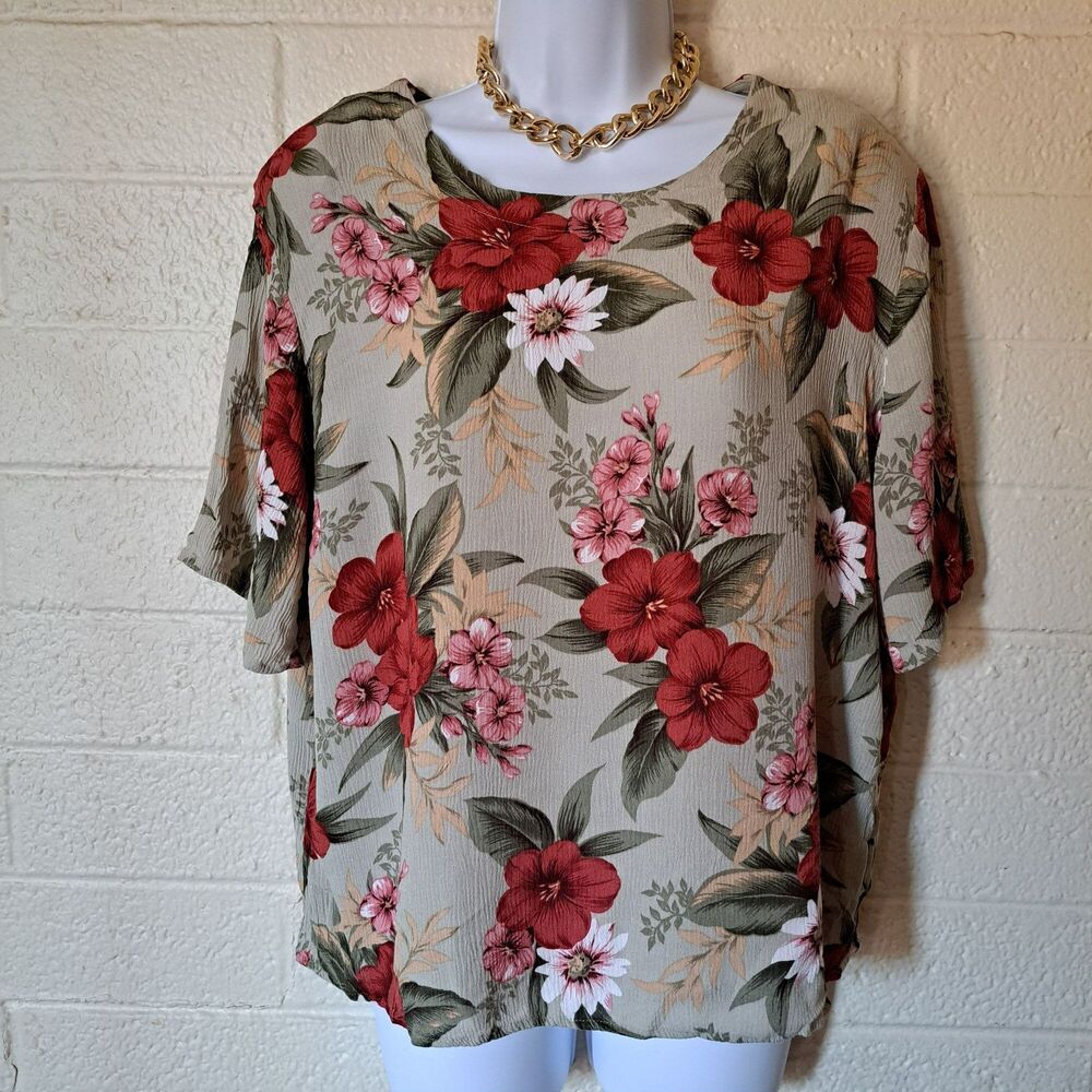 Lee David Floral Blouse